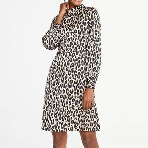 Ann Taylor Cheetah Print Dress 6